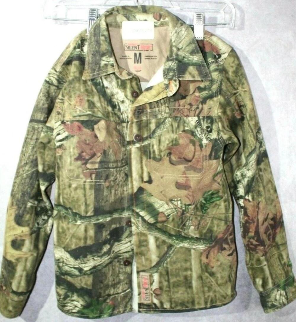 RedHead Shirt Mens M Green Camouflage Button Up Long Sleeve Twill Pockets Casual
